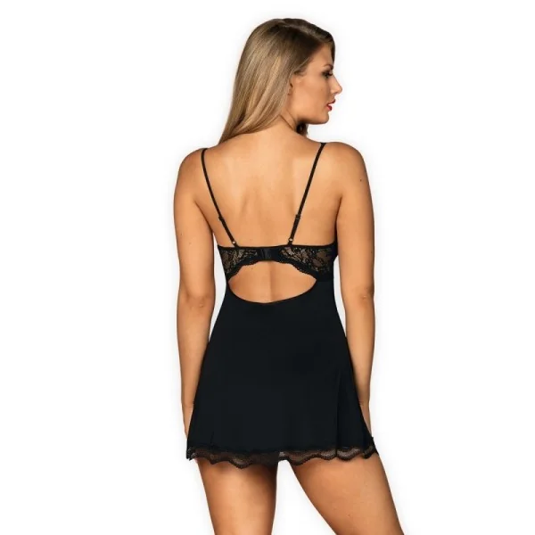 Luvae Babydoll & Tanga schwarz von Obsessive kaufen | Fesselliebe
