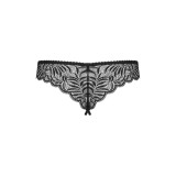 Contica Offener Schritt Tanga Schwarz von Obsessive | Fesselliebe.de