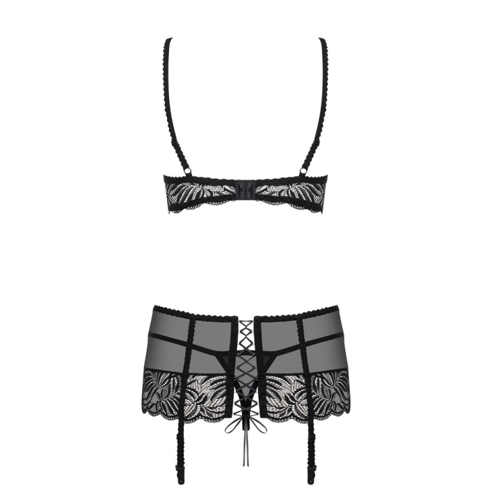 Contica 3er Set Schwarz von Obsessive | Fesselliebe.de