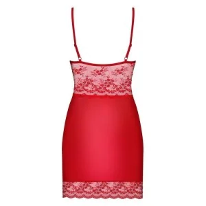 Lovica Chemise & Tanga Rot von Obsessive