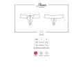 Miamor Offener Schritt Tanga Schwarz von Obsessive