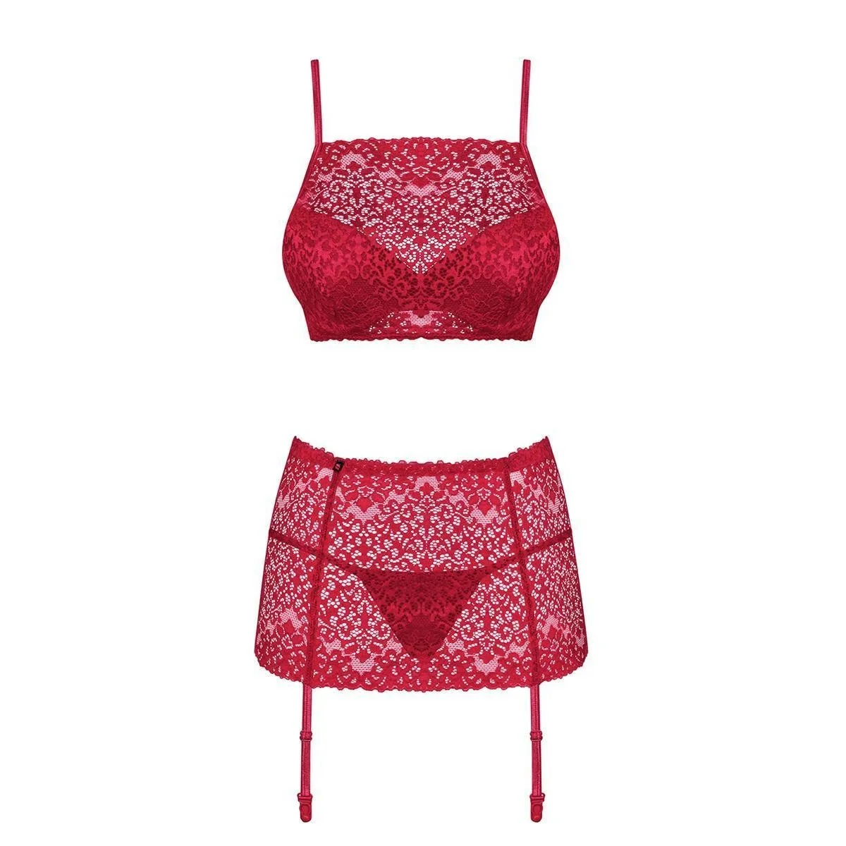 Lividia 3er Set rot von Obsessive kaufen | Fesselliebe