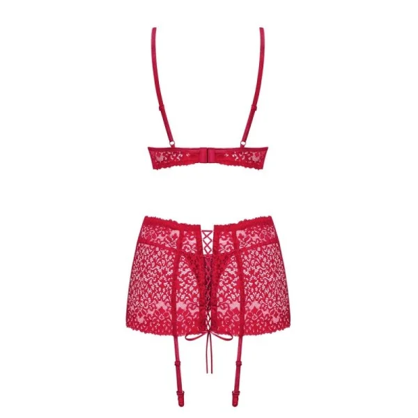 Lividia 3er Set rot von Obsessive kaufen | Fesselliebe