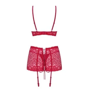 Lividia 3er Set Rot von Obsessive