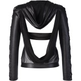 Hoddy Schwarz V-9320 von Axami | Fesselliebe.de