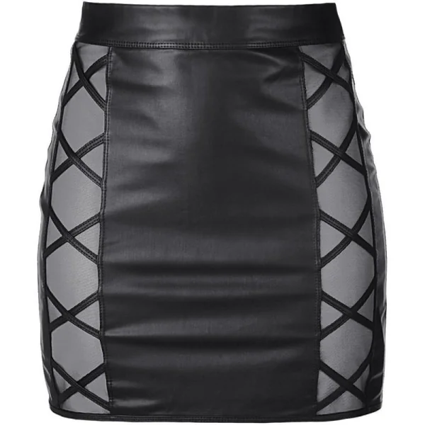 Skirt schwarz V-9329 von Axami kaufen | Fesselliebe