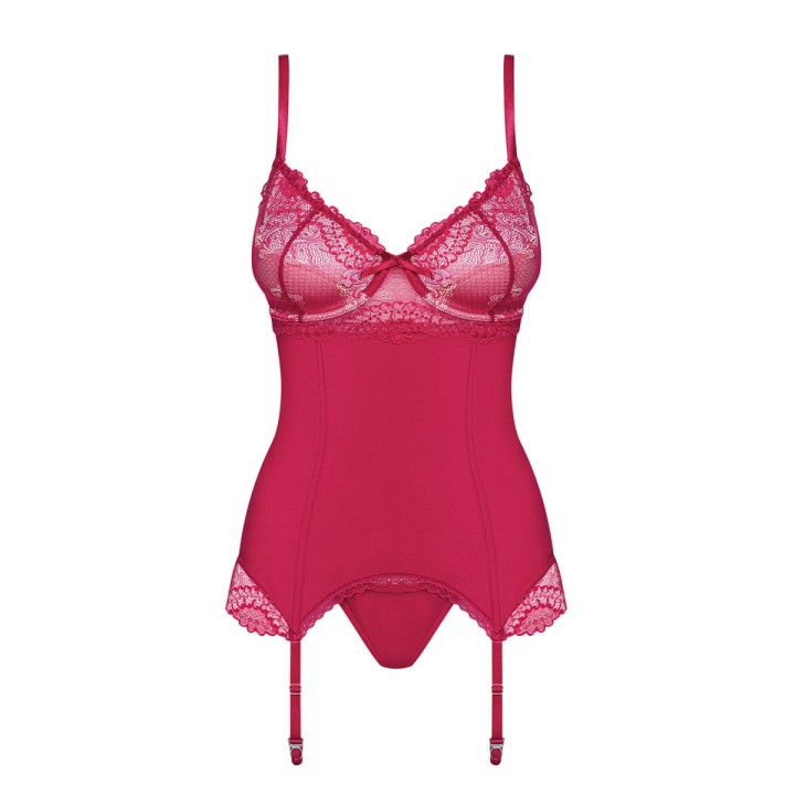 Rosalyne Korsett & Tanga Rot von Obsessive | Fesselliebe.de