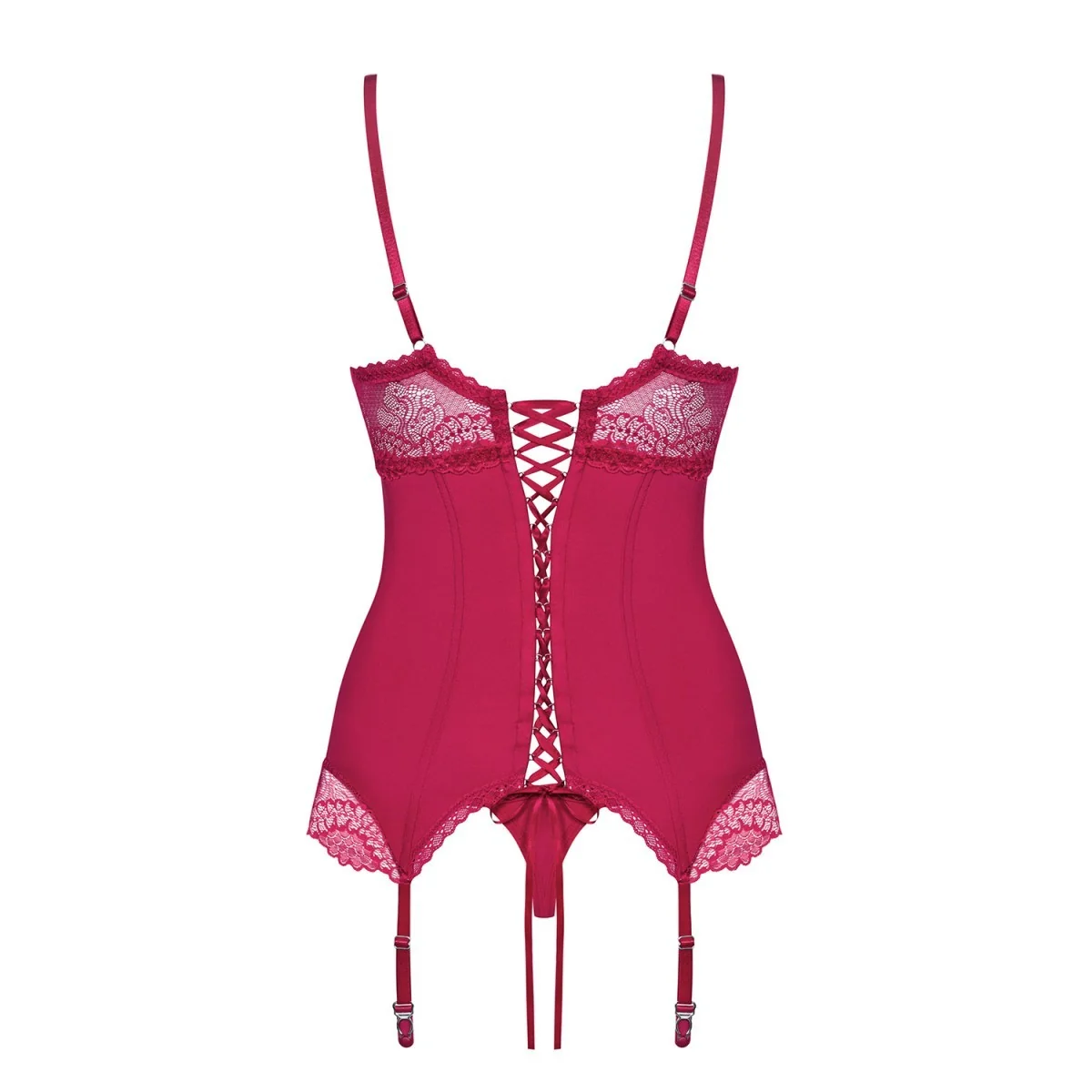 Rosalyne Korsett & Tanga rot von Obsessive kaufen | Fesselliebe