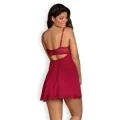 Rosalyne Babydoll & Tanga Rot von Obsessive