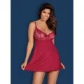 Rosalyne Babydoll & Tanga Rot von Obsessive