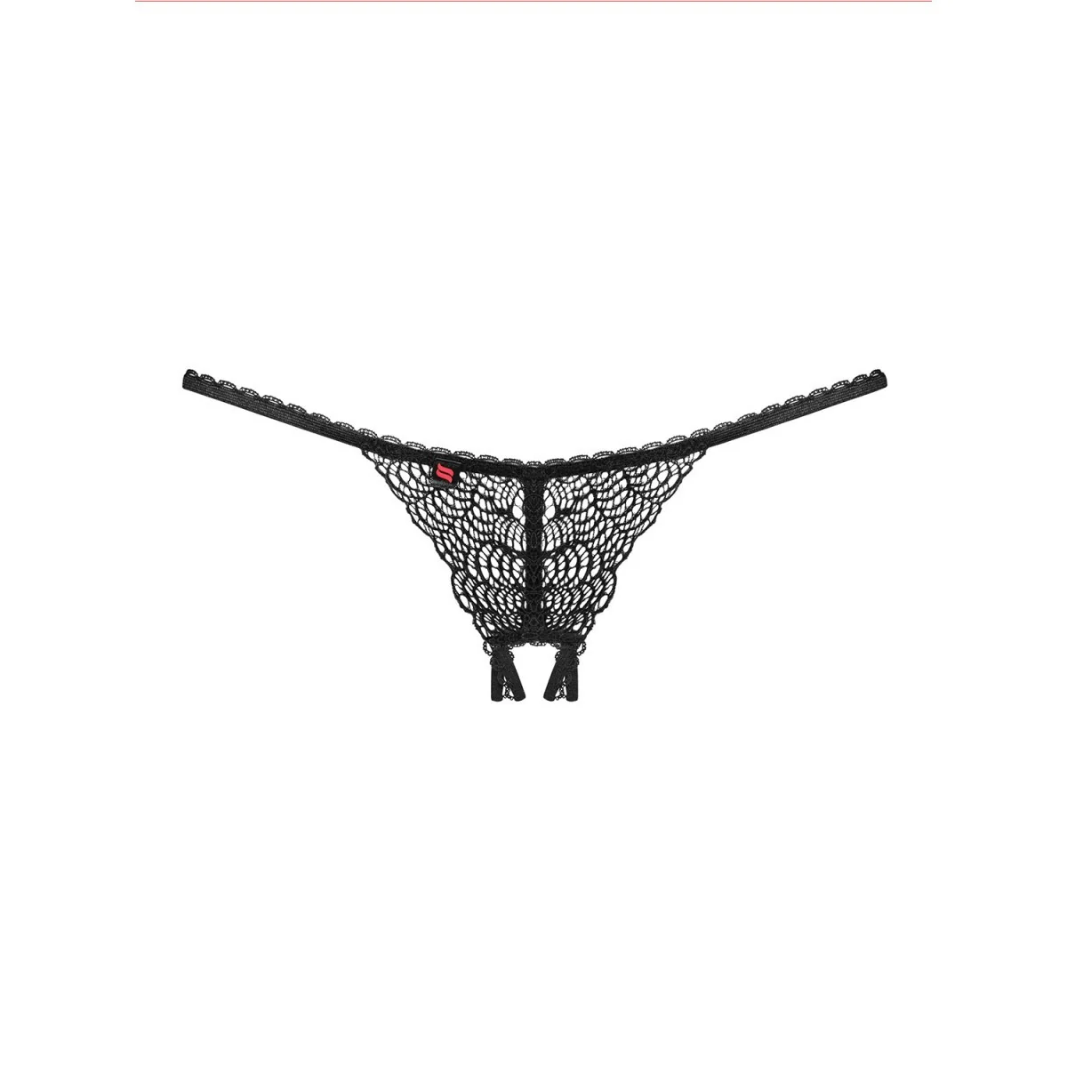 Chiccanta Offener Schritt Höschen Schwarz von Obsessive | Fesselliebe.de