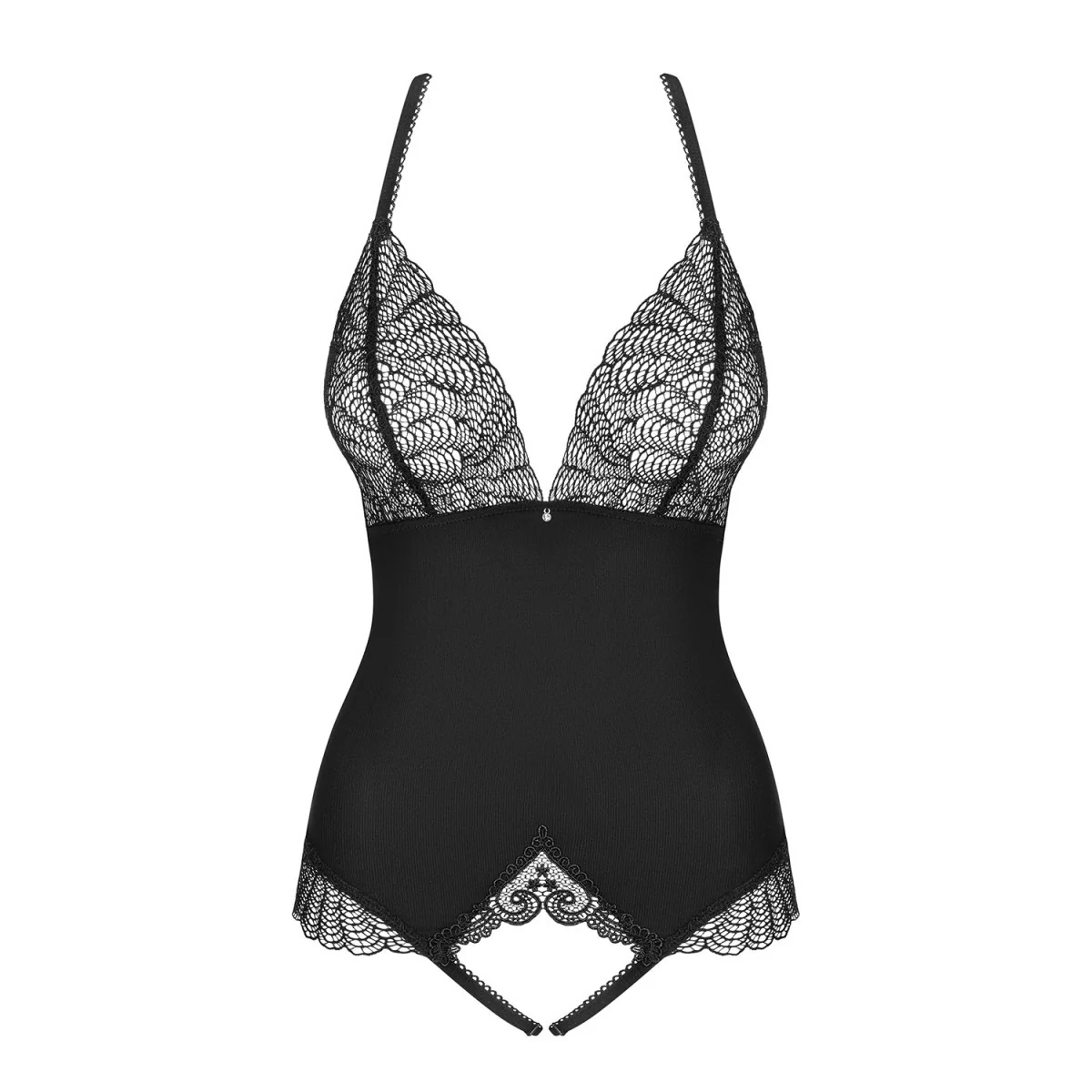 Chiccanta offener Schritt Body schwarz von Obsessive kaufen | Fesselliebe