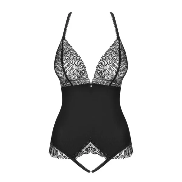 Chiccanta offener Schritt Body schwarz von Obsessive kaufen | Fesselliebe