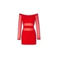 Kleid Rot V-9299 von Axami
