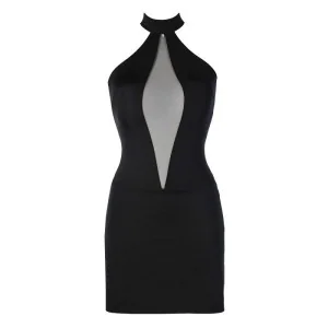Kleid Schwarz V-9269 von Axami