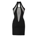 Kleid Schwarz V-9269 von Axami