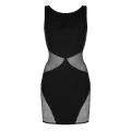 Kleid Schwarz V-9279 von Axami