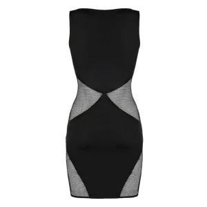 Kleid Schwarz V-9279 von Axami