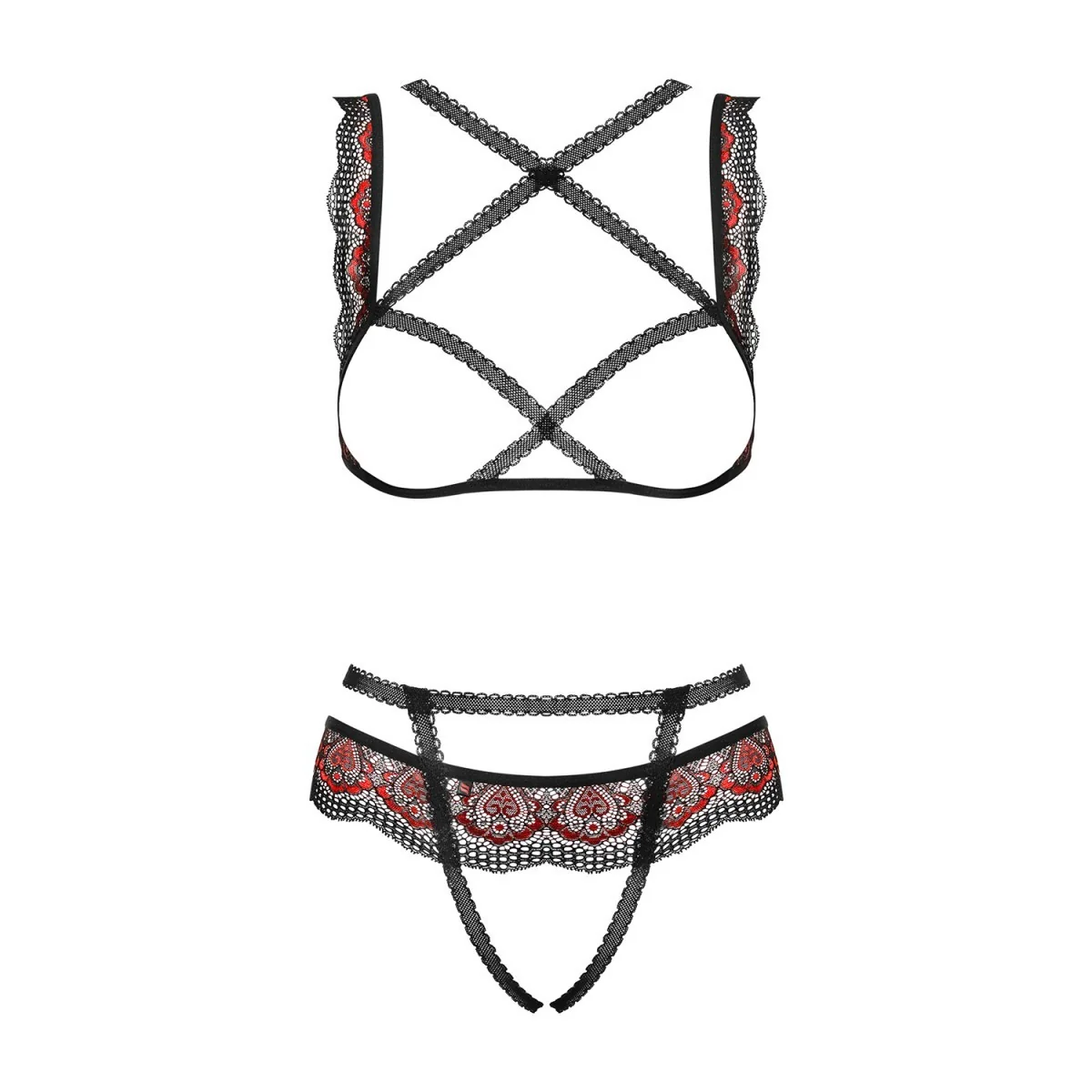 Megies 2er Set schwarz von Obsessive kaufen | Fesselliebe