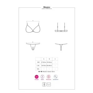 Megies 2er Set Schwarz von Obsessive