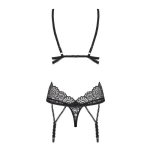 Mixty Korsett & Tanga Schwarz von Obsessive