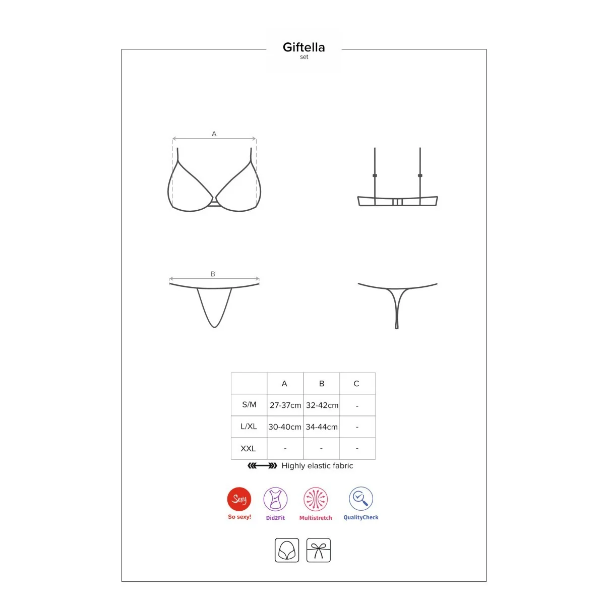 Giftella 2er Set rot von Obsessive kaufen | Fesselliebe