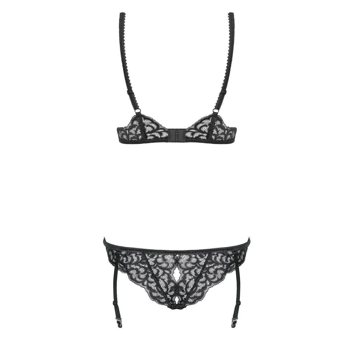 Laluna offener Schritt Body schwarz von Obsessive kaufen | Fesselliebe