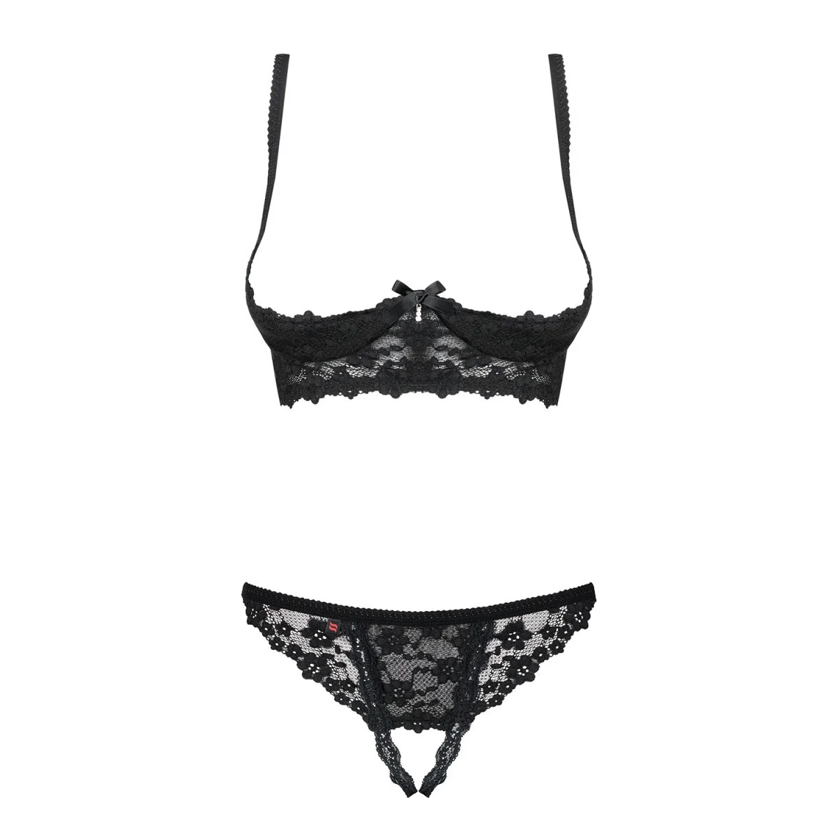 Letica 2er Set Cupless schwarz von Obsessive kaufen | Fesselliebe