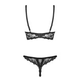 Letica 2er Set Cupless Schwarz von Obsessive | Fesselliebe.de