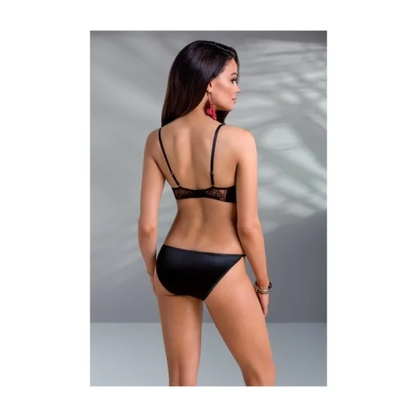 Mirella 2er Set mit offenem BH schwarz von Casmir kaufen | Fesselliebe