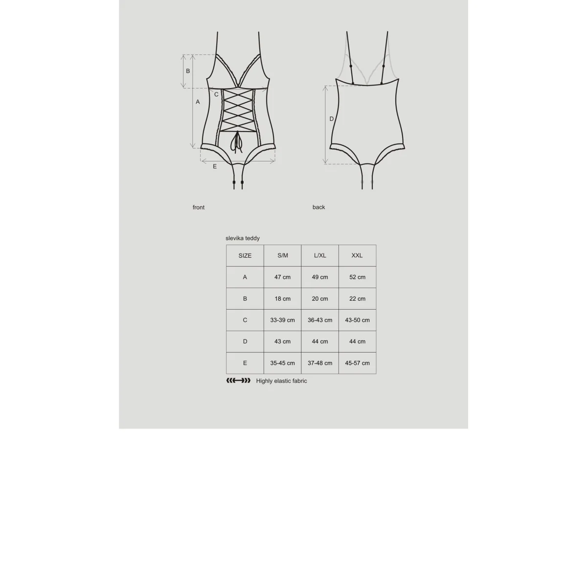 Slevika Body von Obsessive | Fesselliebe.de