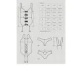 Bunny Suit 4 Pcs Schwarz von Obsessive