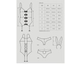 Bunny Suit 4 Pcs Schwarz von Obsessive | Fesselliebe.de