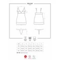 Chemise & Tanga Rot 853-Che-3 von Obsessive