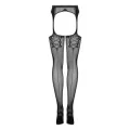 Garter Strümpfen S314 Schwarz von Obsessive