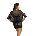 Blouse Schwarz V-9160 von Axami