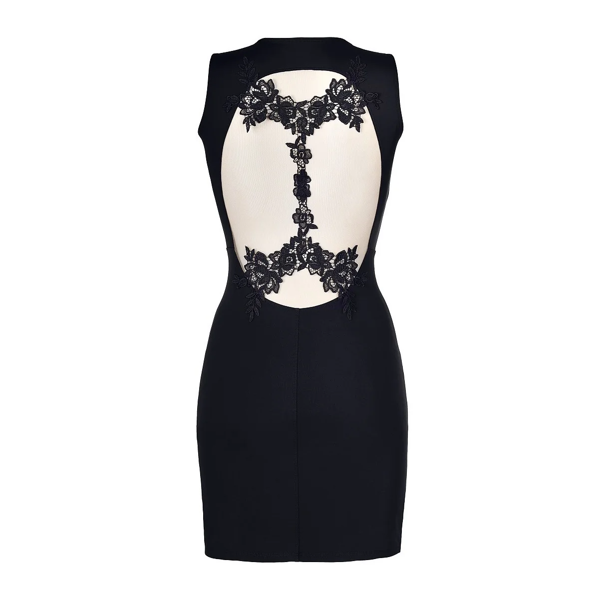 Kleid schwarz V-9209 von Axami kaufen | Fesselliebe