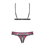 Tulia 2er Set Cupless Schwarz von Obsessive | Fesselliebe.de