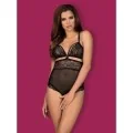 Body Offencrotch Schwarz 838-Ted-1 von Obsessive