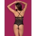 Body Offencrotch Schwarz 838-Ted-1 von Obsessive
