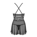 Babydoll & Tanga Schwarz 838-Bab-1 von Obsessive