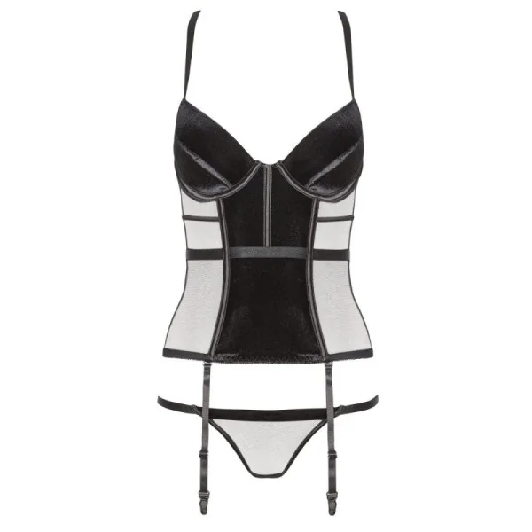 Monica Korsett Schwarz von Beauty Night Fashion | Fesselliebe.de