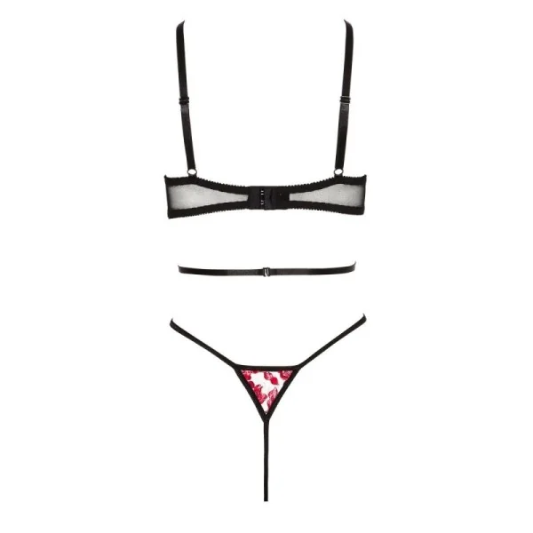 Evangelina Body schwarz-rot von Beauty Night Fashion kaufen | Fesselliebe