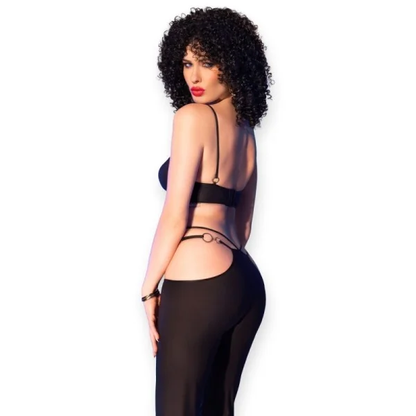 SEXY TOP + LEGGINGS CR4851 SCHWARZ