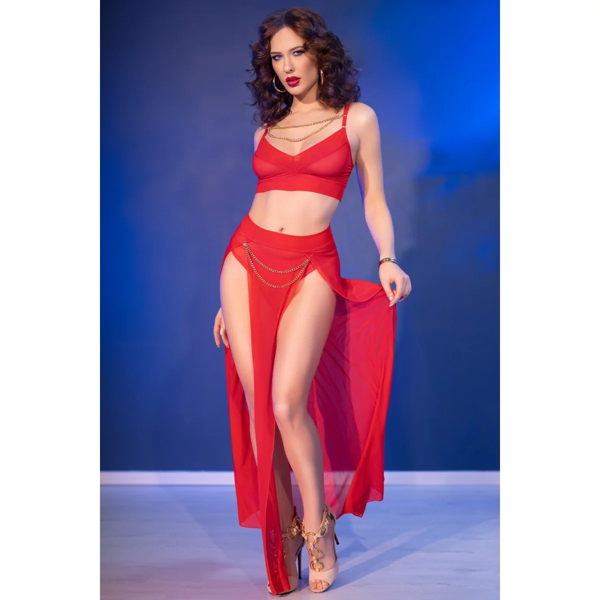 TOP + ROCK IN ROT CR4850 VON CHILIROSE