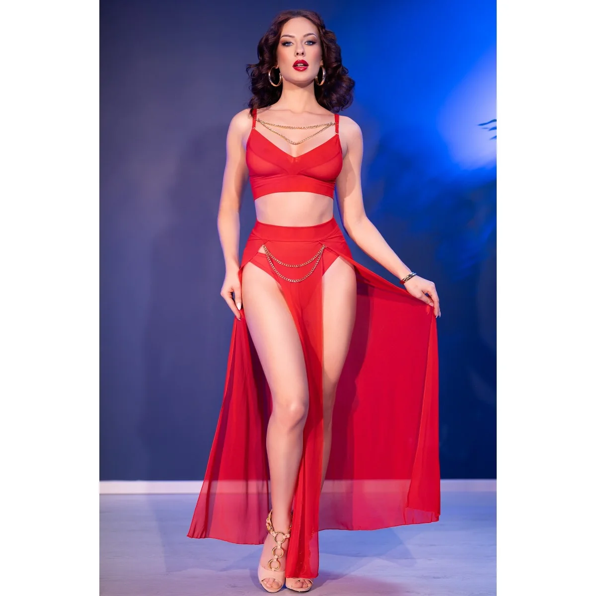 TOP + ROCK IN ROT CR4850 VON CHILIROSE