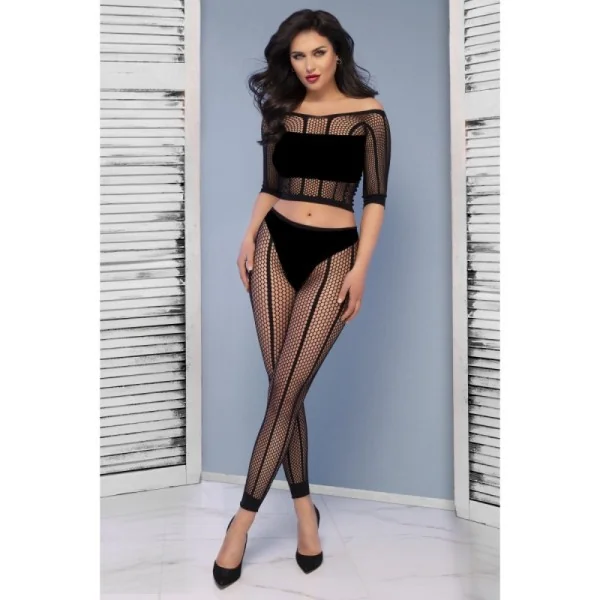 Top + Leggings CR4647 schwarz von Chilirose kaufen | Fesselliebe