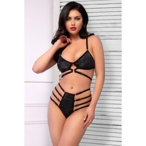 Snake-Set CR4637 schwarz von Chilirose kaufen | Fesselliebe