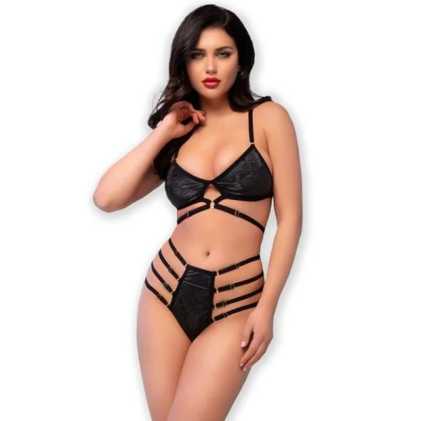 Snake-Set CR4637 schwarz von Chilirose kaufen | Fesselliebe