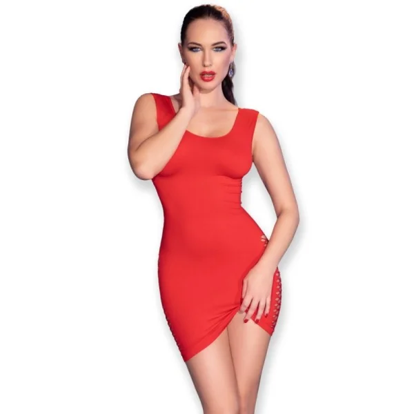 Nahtloses Minikleid CR4622 rot von Chilirose kaufen | Fesselliebe